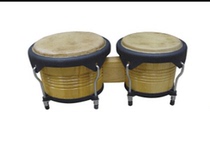  One-piece bongo drum diameter 7 inch 9 inch bongo tambourine African drum Latin drummer beat drum cowhide