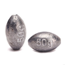50g 50g Tongxin lead olive-shaped lead fall fishing lead drop fishing fall fishing accessories sinking bottom drop