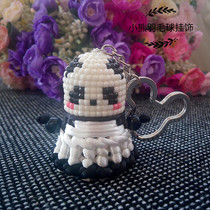 Cartoon diamond-encrusted cute Panda baby badminton pendant hand-made trinkets give golfers a small gift