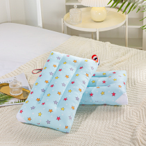 Child Styling Pillow Pure Cotton Pillow Baby Pillow A Type Washable Pillow Core Students Kindergarten Low Pillows 30 Width 50 Long