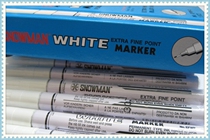 Japanese Snowman White Very Fine Environmentally Friendly Paint Pen with Matching Pen Tip to Replace East China Agent Jiangsu Zhejiang and Shanghai