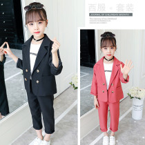 Girls casual suit suit foreign fashion childrens new autumn suit jacket