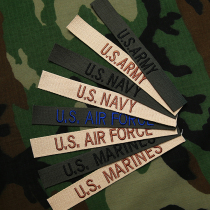 M65 Wind Clothing Chest Bar BDU Army Germline Dogg Embroidery Arm Badge Sargge Green OG Chapter USARMY Chest Strip Name Strip