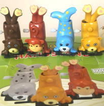 Hong Kong HANS clockwork handstand walking small animal bear big bear two monkey sea lion super cute childrens toy