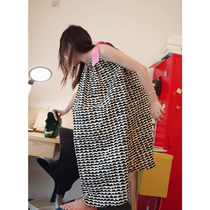 Doll Amesha custom female middle and old children cotton suspender striped beach resort vest dress bandeau