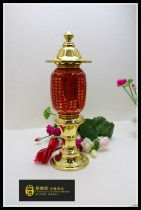 Buddha Hall lamp pure copper lamp Prajna heart lamp front lamp pure copper heart lamp Lotus Buddha lamp