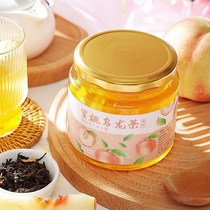 (Peach oolong tea) honey grapefruit tea passion fruit tea jam fruit tea drink 500g bottle