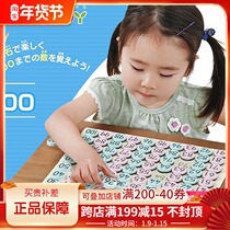 kumon official document magnetic magnet hundreds of plates 1-100 Childrens Mathematics digital early education addition and subtraction operation cognition