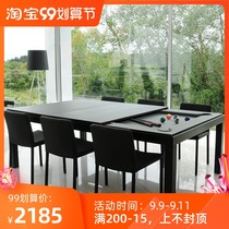 Home indoor multifunctional black 8 pool table family table tennis table two-in-one table American 9-table conference table