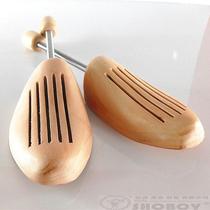 Plain wood color solid wood spring shoe support Lotus wood shoe last shoe shoe shoe shoe shape durable and durable