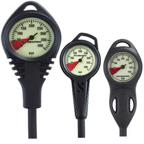 Scubapro Compact PG COMPLETE Submersible Single Gauge Pressure Gauge Barometer Residual pressure Gauge