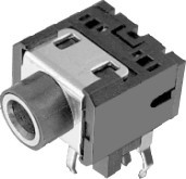 Headphone socket PJ-306G audio video socket