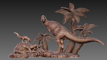 1 35 Milinsaurus Baolu Dragon gk White Model# dinosaur model# gk model
