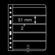 * full * German lighthouse V series via typical loose-leaf 5 rows black bottom double-sided loaded stamps album stamp inserts