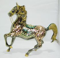 Pakistan bronze handicrafts 20 inch copper horse animal European style home porch ornaments