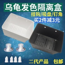 Second generation isolation box turtle fry fry black and white hair color box fish tank guppy fish incubator incubator feeding box multi transparent box
