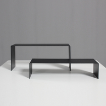 Clothing store shoes bag display rack display rack bag Rack store high and low stool display props display rack