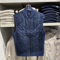 New York Dabao Banana Republic Banana Republic Mens Autumn Warm Solid Color Casual Cotton Vest