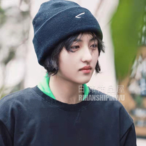 Zhang Zifeng same hat face small thread hat autumn and winter men wool hat cold hat knitted women winter winter boys