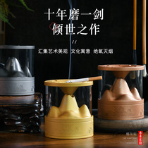 Epiphany Thai to be extremely anti-fly ash ashtray Courtesy Creativity with cover Home Zen Living Room Smoke Proof Stainless Steel