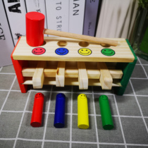 Childrens early education educational toys wooden percussion trapeze percussion table 3-6 months 1-2 years old boys and girls funny interaction