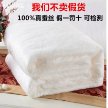 Fake one penalty ten pure silk quilt core authentic tussah silk 100% long silk floss naked and made quilted silk quilt