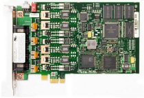 New Dialogic voice card D4PCIUFEQ PCIe interface 4 analog voice card Fax card four channels