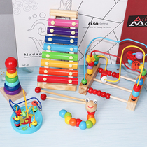 Music Handlon Boys and Girls Childrens Educational Toys Baby 10 Months Baby Gossypion Strike Xylophone