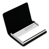 New business mens business card holder high-grade leather business card box cowhide card box large capacity customization