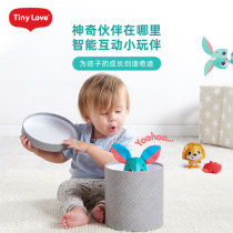 tinylove amazing small partner intelligent induction appeasement will hide cat and cat baby puzzle enlightenment doll multifunction