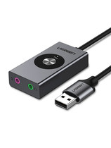 Green United usb7 1 external sound card Desktop Connection computer multi-sound music eating chicken game voice changer