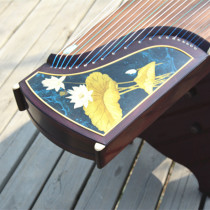 Henan Jiao Yun Guzheng Rosewood carving Lotus Lotus Blue Lotus spring send a full set