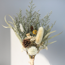 Ins simple dried flowers real flowers natural air-dried bouquet living room decoration eucalyptus birthday gift for girlfriend to take pictures