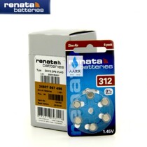 renata Siemens peak force hearing aid battery German ZA312 PR4160 grain Zinc Air whole box