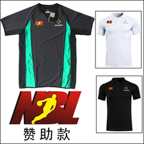 NBL quasi basketball referee uniform New basketball referee uniform T-shirt POLO lapel short sleeve