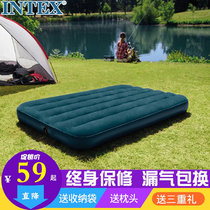 INTEX air bed single large double home inflatable mattress thickened lunch bed outdoor portable
