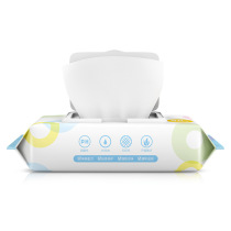 Hand wet tissue for baby and toddler 80 pump cover portable wipes for children