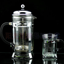 Jinmei Lai stainless steel tea brewer method press pot coffee tea kettle set glass water Ware