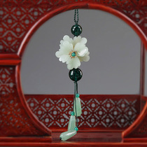 Cheongsam pressed placket pendant pendant tassel buckle drape clothes placket hanging antique vintage flowers tea dress accessories women