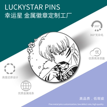 Anime paint enamel metal badge custom made