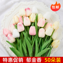 Net red Mothers Day cake decoration fittings simulated tulip swing to the mother goddess confessed to 50 plugins