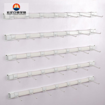 Mobile phone accessories display rack socks adhesive hook rack small jewelry wall hanging rack white wall display wooden cabinet