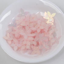 Mr. Elk Deer Gentleman 10mmPET Windmill Four Leaves Flower Flat Bright Sheet DIY Hand-stitched Bead Piece Method Embroidered Material