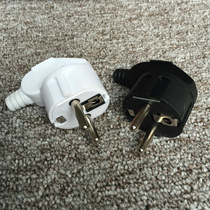 16a German standard European French wiring plug Russia South Korea European standard European German two 2 round foot assembly plug