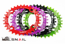 SNAIL positive and negative tooth SNAIL disc Oval tooth piece 104 96BCD mountain bike single speed tooth single disc