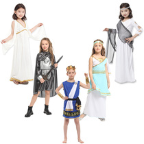 Halloween Childrens clothing Men and girls Ancient Greek mythology God king Zeus Athena goddess princess clothes