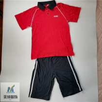 Dongguan Songshan Lake Guanmei Primary School Middle School Summer School Uniform Set Cotton Short Sleeve Shirt Promotion