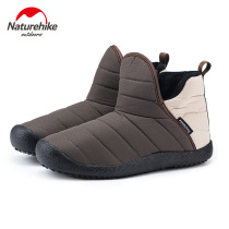 Naturehike hustle outdoor padded camp shoes warm camping mid-help indoor cotton shoes anti-splashing boots
