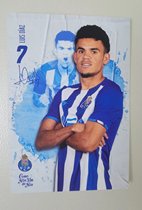 Luis Diaz Official White Card for Porto 21 22 Colombia