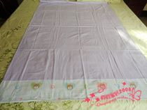 Foreign trade original single supplement embroidered cotton childrens sheets bedding single bed sheets 120*185